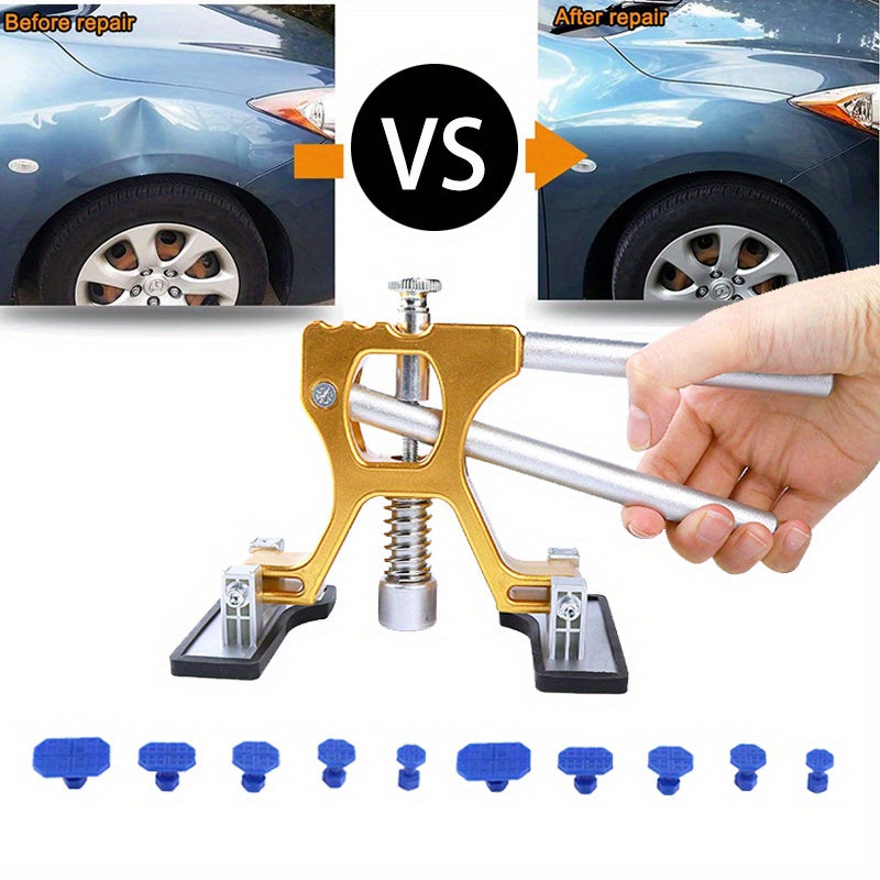 Car Sheet Metal Dent Repair Tools Auto Body Paintless Mix Size Suction Cup Puller Set Automobile Maintenance Renovate Kit Without Glue Gun