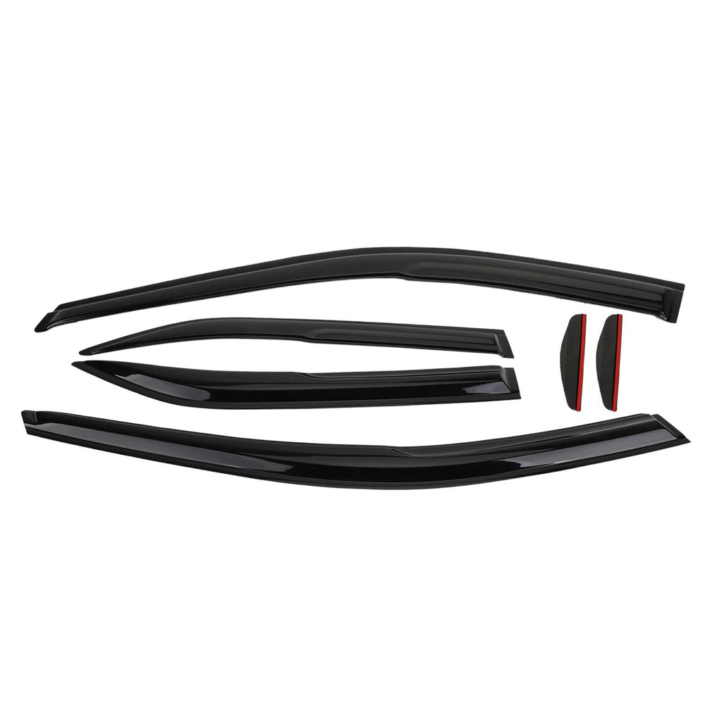12-17 Toyota Camry Car Window Sun Rain Guard Visors Kit 6PCS Generic