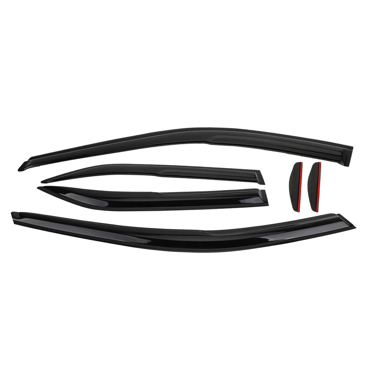 12-17 Toyota Camry Car Window Sun Rain Guard Visors Kit 6PCS Generic
