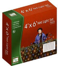Inliten 48951-88 Holiday Wonderland 150 Count 4' x 6' Multi-Color Net Christmas Lights - Quantity of 6