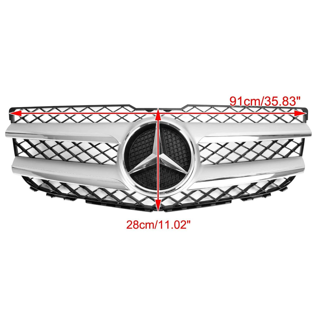 Benz 2013-2015 GLK350 4Matic Sport Utility 4-Door 2048802983 Front Upper Hood Bumper Grill Replacement Generic