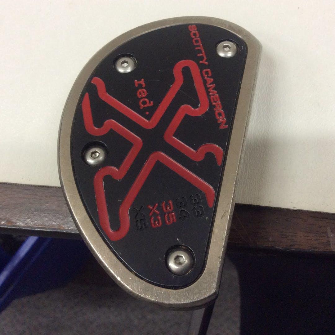 Used Titleist Scotty Cameron Red X Mallet Golf Putters