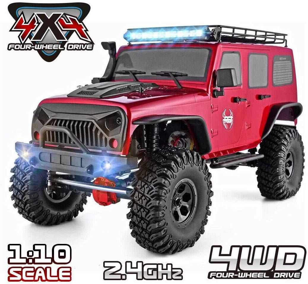 RGT RC Crawler 1:10 4wd RC Car Metal Gear Off Road Truck RC Rock Crawler Cruiser EX86100 Hobby Crawler RTR 4x4 Waterproof RC Truck