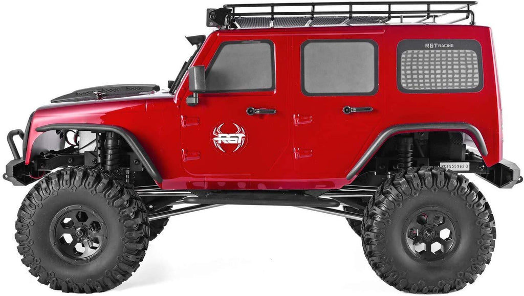 RGT RC Crawler 1:10 4wd RC Car Metal Gear Off Road Truck RC Rock Crawler Cruiser EX86100 Hobby Crawler RTR 4x4 Waterproof RC Truck