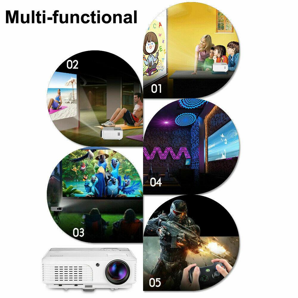 1080p android smart projector wifi home theater proyector movie video tv netflix