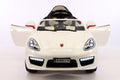Kiddie Roadster 12V Kids Electric Ride-On Car with R/C Parental Remote | White