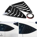 Side Window Louver GlossBlack For 2013-2023 Scion FRS BRZ Toyota 86 G Generic