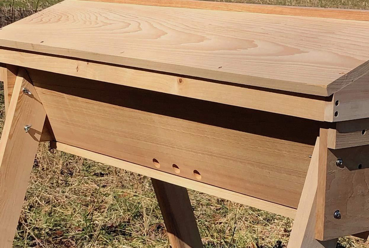 gold star honeybees top bar hive beekeeping kit