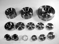 Ammco 9310 Hubless Adapter Set, Mass adapters, best, FITS ANY 1 inch ARBOR