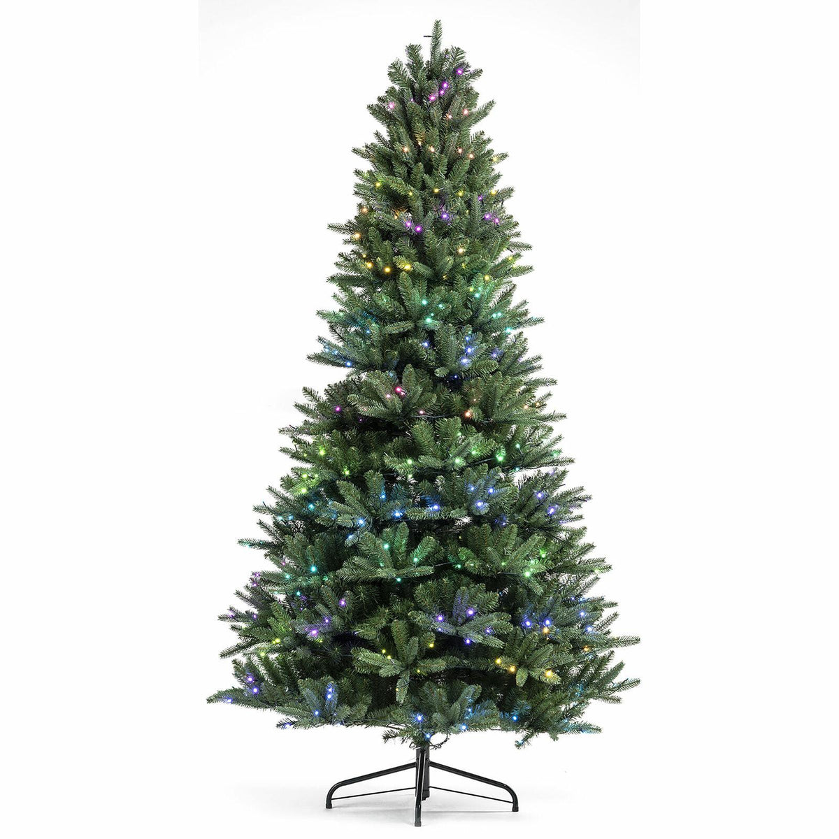 Twinkly 7.5ft Pre Lit App Controlled Artificial Christmas Tree w 400 RGB+W LEDs