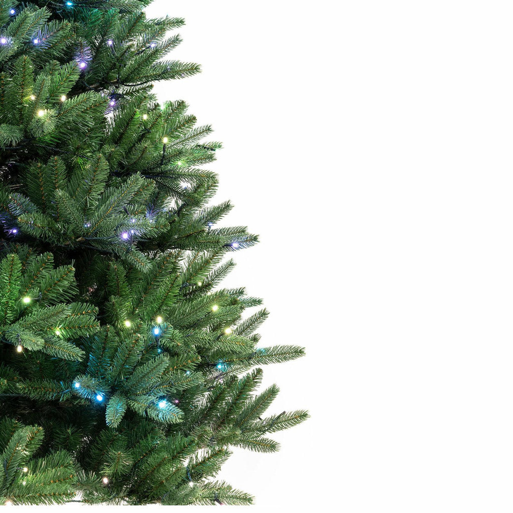 Twinkly 7.5ft Pre Lit App Controlled Artificial Christmas Tree w 400 RGB+W LEDs