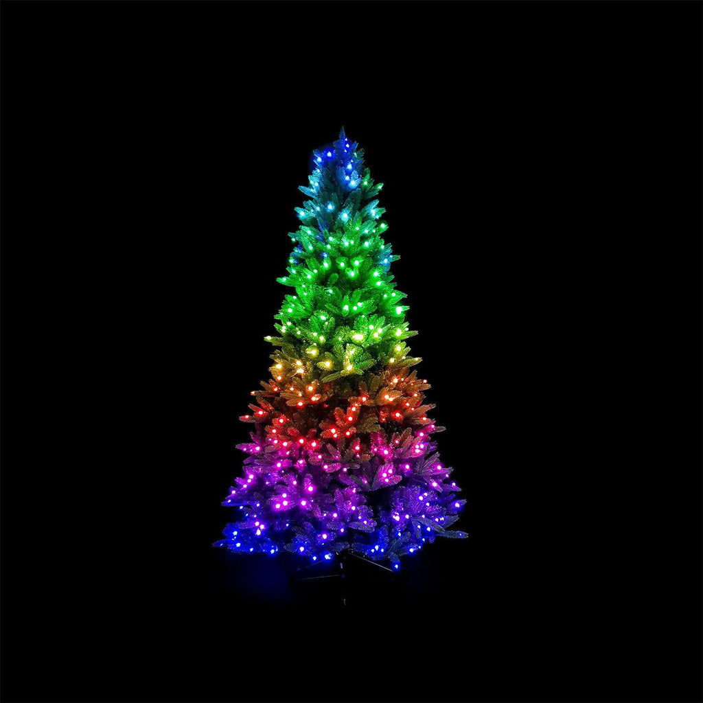Twinkly 7.5ft Pre Lit App Controlled Artificial Christmas Tree w 400 RGB+W LEDs