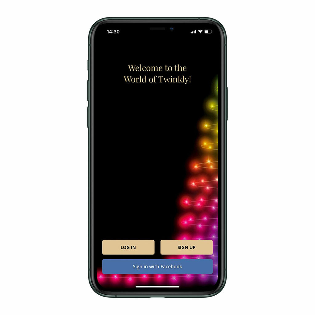 Twinkly 7.5ft Pre Lit App Controlled Artificial Christmas Tree w 400 RGB+W LEDs