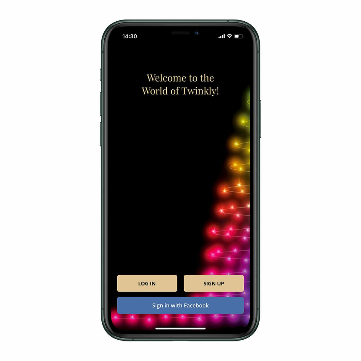 Twinkly 7.5ft Pre Lit App Controlled Artificial Christmas Tree w 400 RGB+W LEDs