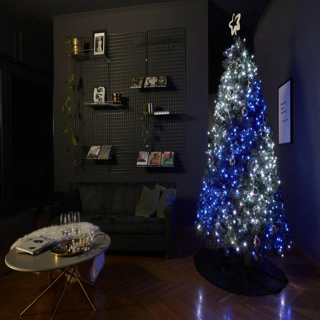 Twinkly 7.5ft Pre Lit App Controlled Artificial Christmas Tree w 400 RGB+W LEDs