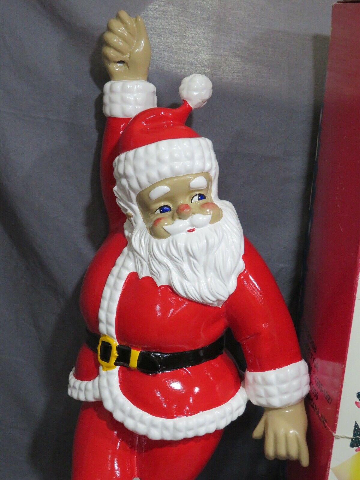 1997 Barcana 25 SANTA ON A ROPE Christmas Fiberglass Mold Indoor Outdoor Decor