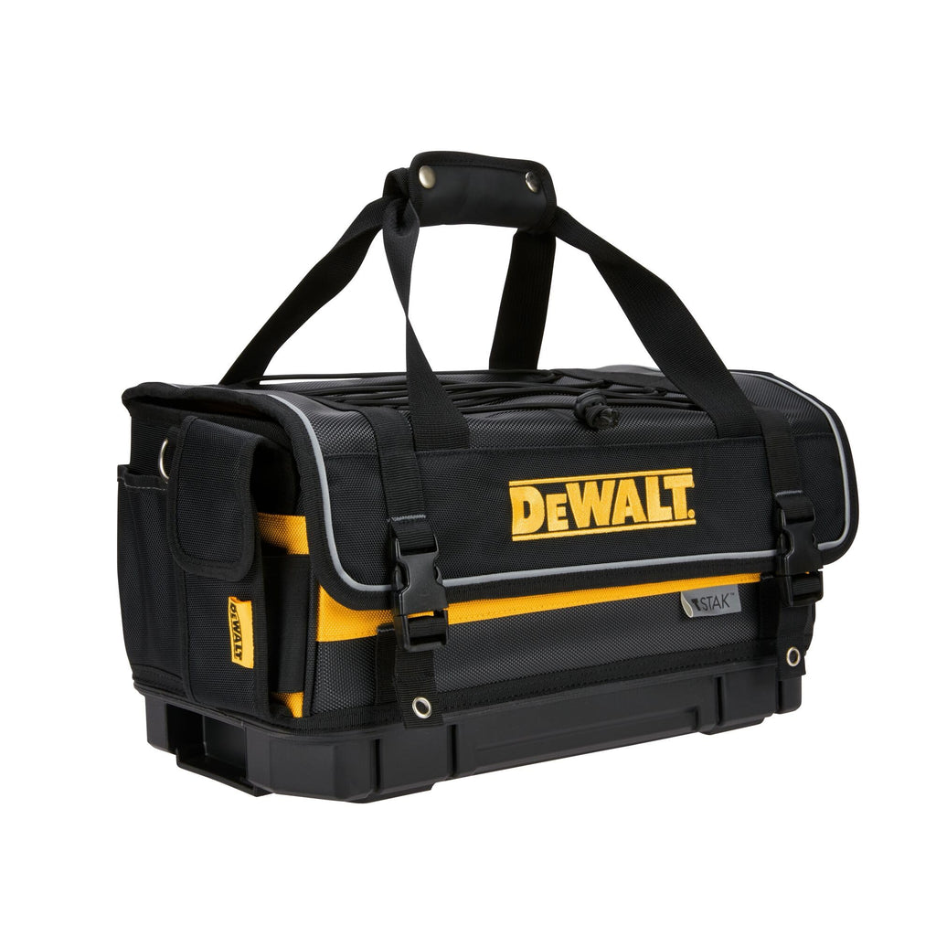 TSTAK Tool Bag, 16-inch Durable Tote with Tool Organizer and Hard Bottom (DWST17623)