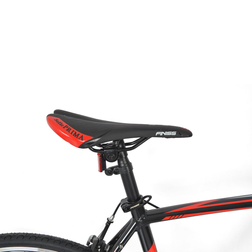 Einccm 700 28C Men's Mountain Bicycle, 21-Speed Aluminum, Red