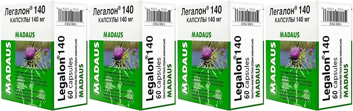 Madaus Legalon 140mg 60 Capsules (Four Pack)