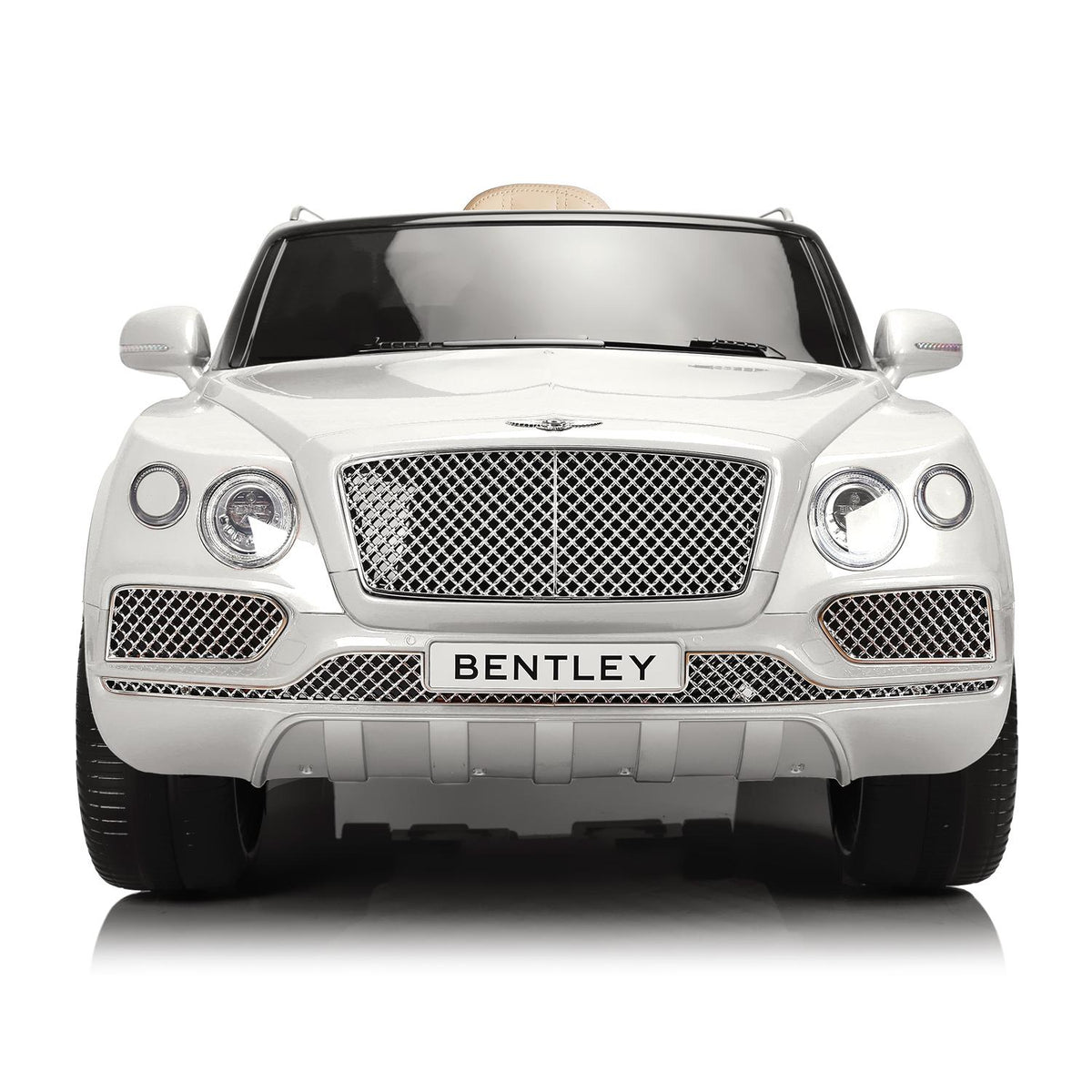 Licensed Bentley Bentayga Electric Ride on Car with Remote Control, 12V Electric SUV Truck for Kids To Drive, Suspension System, Openable Doors, Leather Seat, Music Player