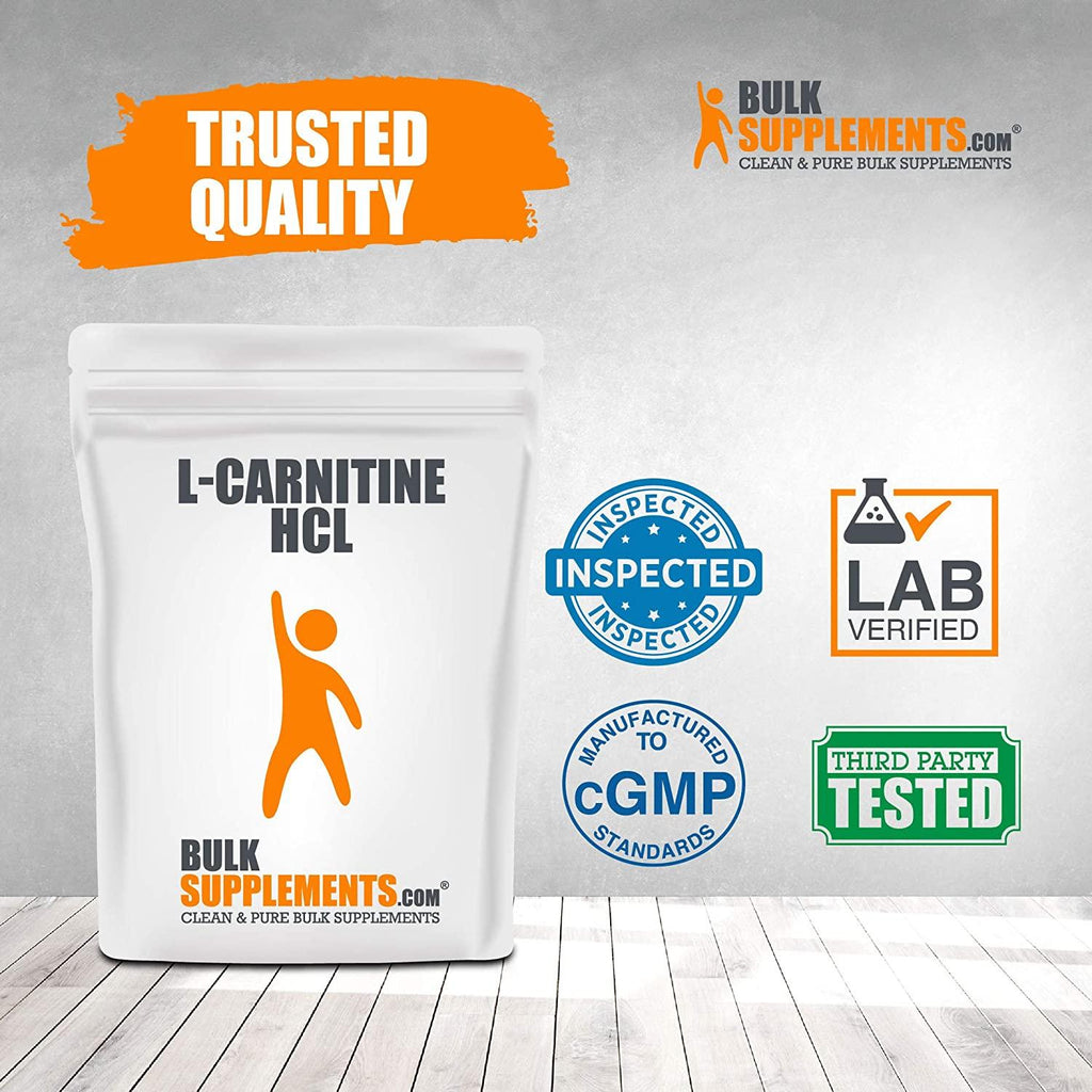 BulkSupplements.com L-Carnitine HCl Powder (5 Kilograms - 11 lbs)
