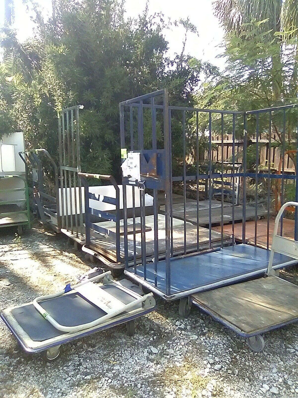 FLATBED CARTS, HEAVY DUTY...PULLED FROM MACY'S WAREHOUSE! YOUR CHOICE $100 or be
