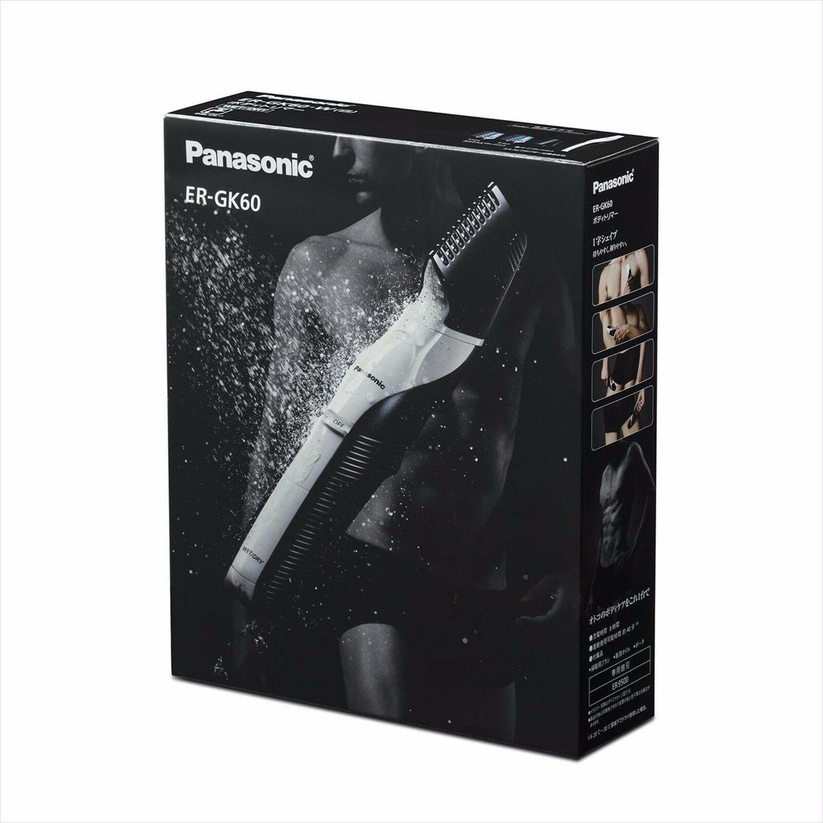 Panasonic Er-gk60-w White Body Trimmer for Men From Japan