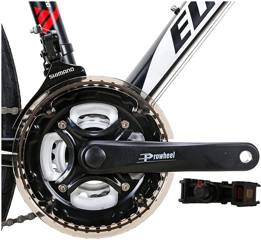 EUROBIKE Road Bike TSM XC550 Bike 21 Speed Dual Disc Brake 54CM 3-Spoke Wheels Bicycle