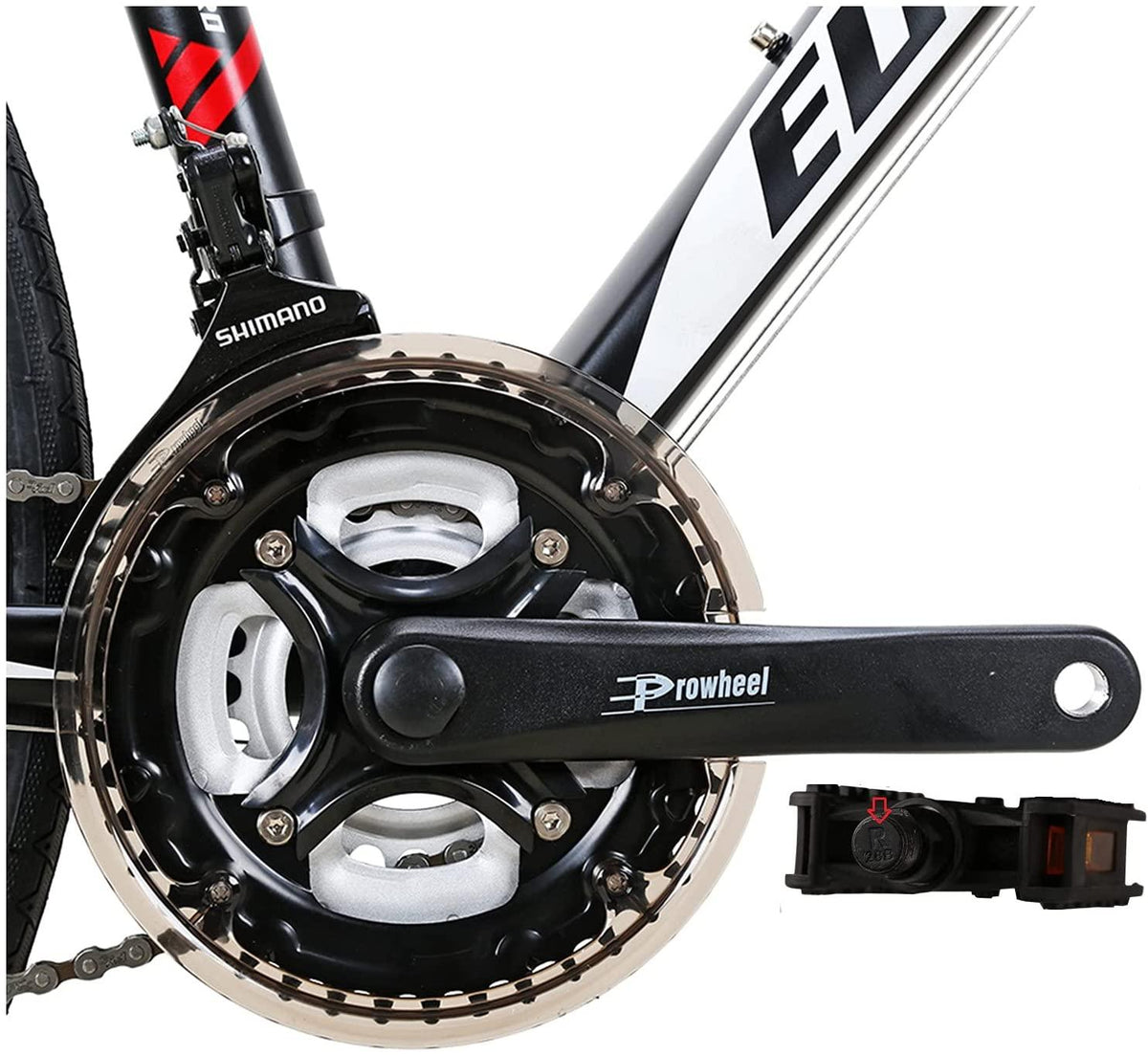 EUROBIKE Road Bike TSM XC550 Bike 21 Speed Dual Disc Brake 54CM 3-Spoke Wheels Bicycle