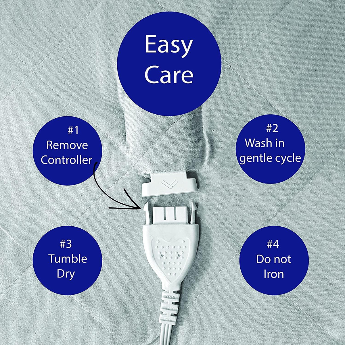 King-Size Heated Electric Blanket with Sherpa, Machine Wash &amp; Dry, Timer &amp; Safety Shutoff, 100Lx90W, Sand