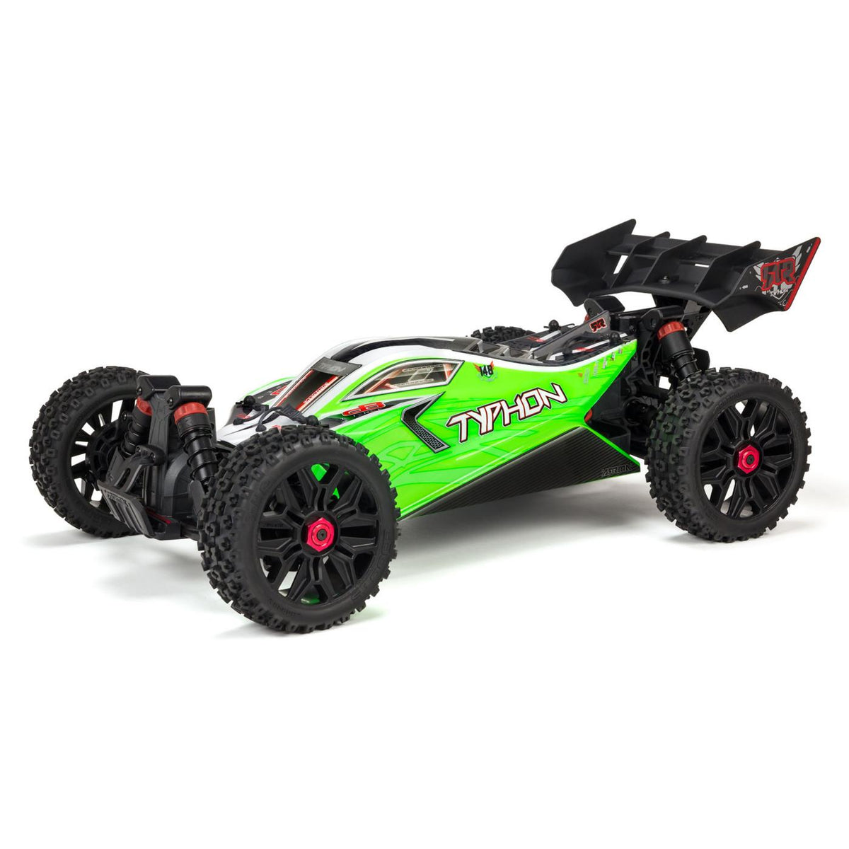 ARRMA 1/8 TYPHON MEGA 550 Brushed 4WD Speed By RTR, Green, ARA102694