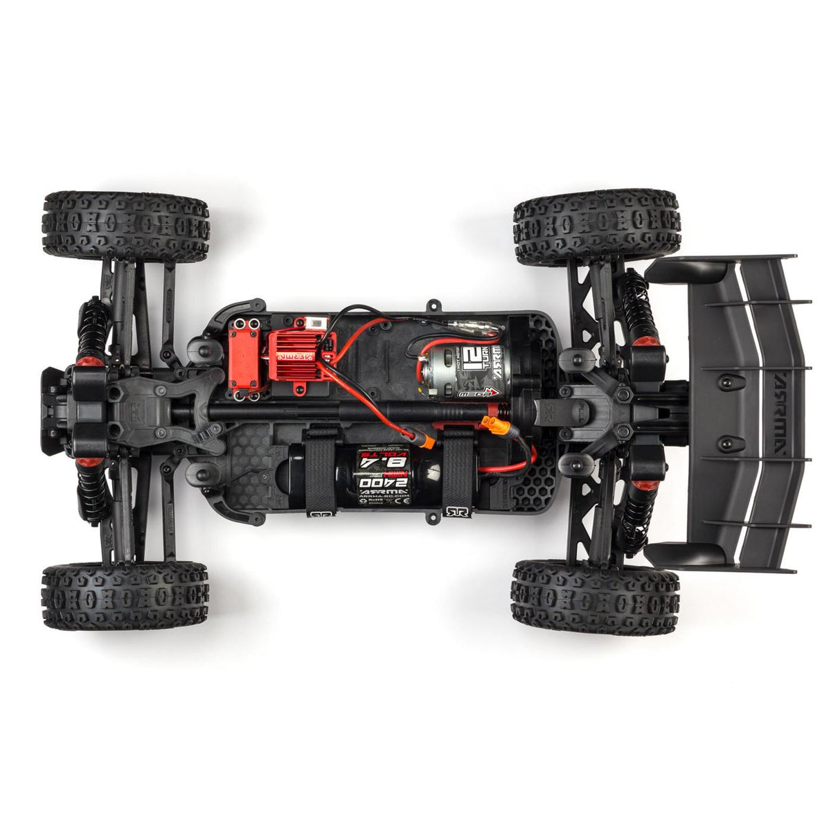 ARRMA 1/8 TYPHON MEGA 550 Brushed 4WD Speed By RTR, Green, ARA102694