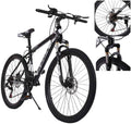 LVLONG Junior Aluminum Full Mountain Bike Stone Mountain 26 Inch 21-Speed Bicycle for Men and Women Student