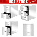 Multi-size BBQ Drawer Island Components Courtyard Oven Drawer Stainless Steel