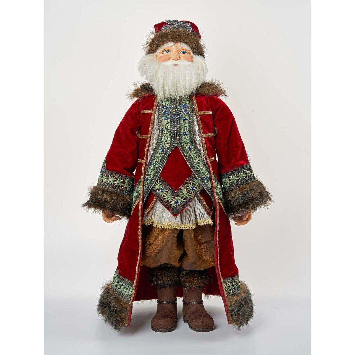 Katherine's Collection 2021 Woodland Santa Doll, 24 Inches