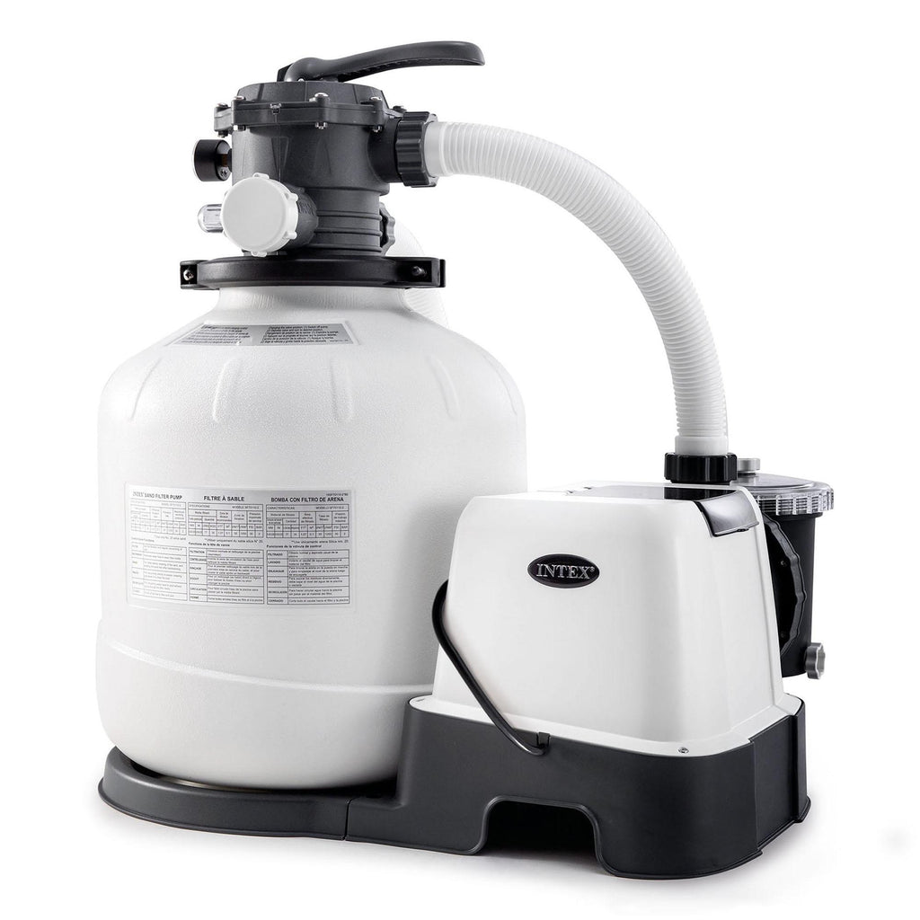 intex krystal clear saltwater system sand filter pump dyna skimmer accessory kit