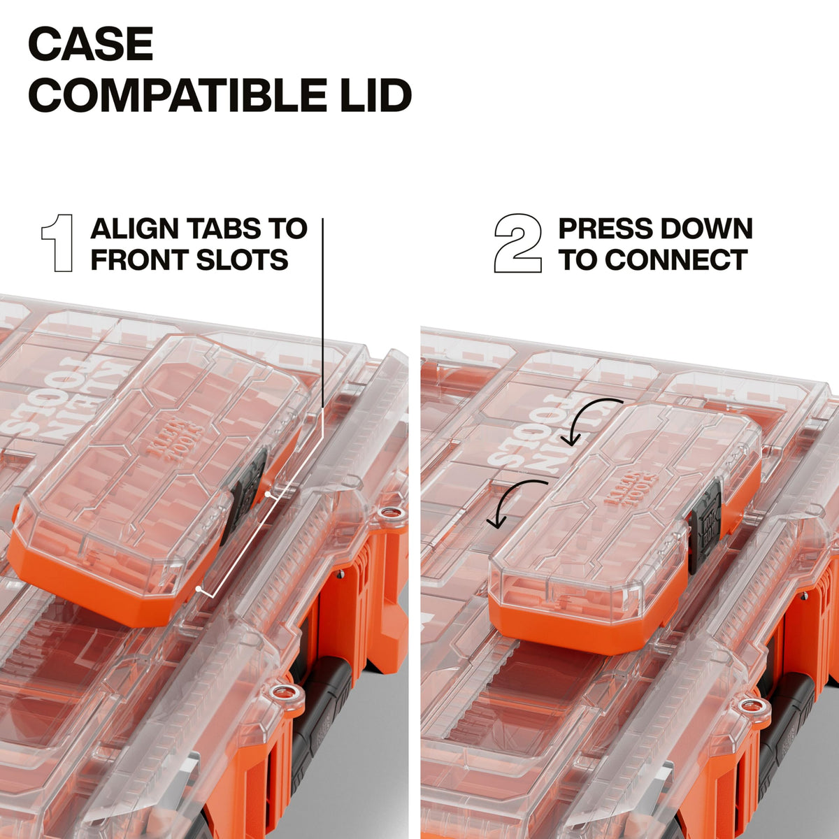 54400MBX MODbox Tall Compartment Box, Full-Width Tool Organizer, Small Parts Tool Box with 20 Compartments, 9 Removable Bins for Fasteners, Stackable Module