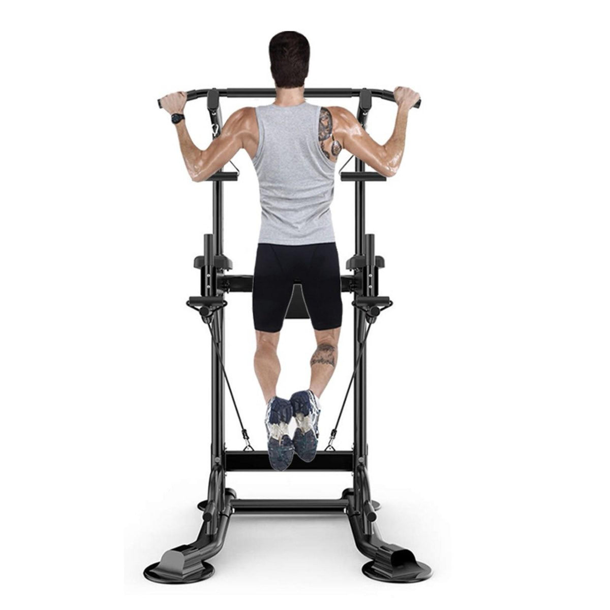 YOHOME PRODUCTS Dip Station Chin Up Bar Core Power Tower Pull Push Home Gym Fitness Equipment