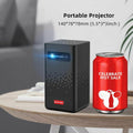 portable mini smart android projector wifi screenless tv laser led dlp 4k 1080p