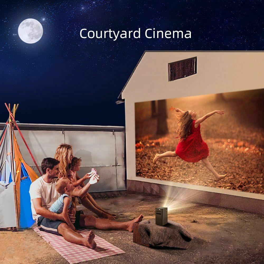 portable mini smart android projector wifi screenless tv laser led dlp 4k 1080p