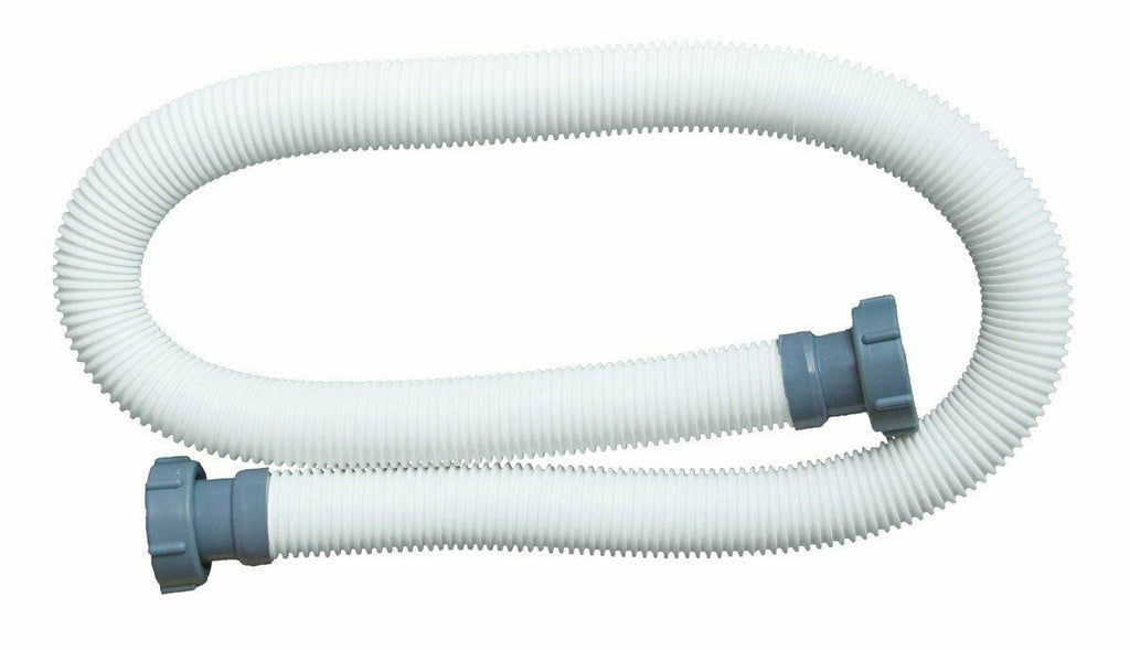 intex pool sand filter pump w/ automatic timer &amp; side vacuum &amp; 1.5” hose 2 pack