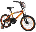 Dycft Your Little Guy is Going to Have a Blast Riding Around, Unique and Exciting 18" Boys Firestorm Bike,with Handlebar Shield,Adjustable,Removable Training Wheels,Front,Rear Caliper Brakes