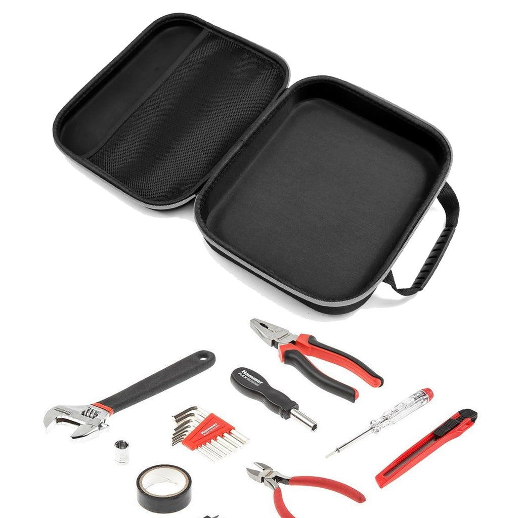 Tool Bag Shockproof Tool Box Waterproof LarCapacity Carry Case Car Repair Tool Box Suit For Car Jump Starter Air Pump Power Bank Wrench Hand Tools
