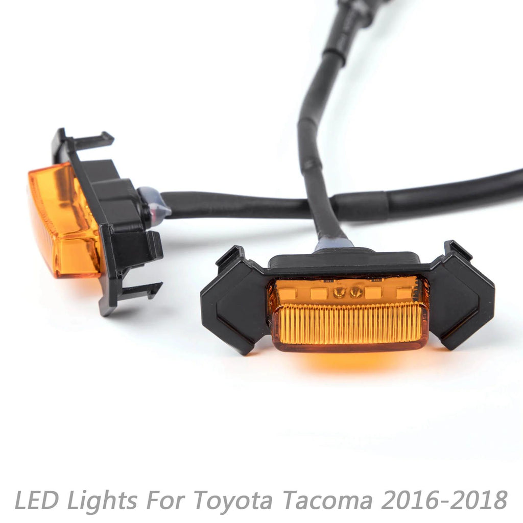 2016-2023 Toyota Tacoma PT228-35170 Front Bumper Hood Grille With LED Lights 4 PCS Generic