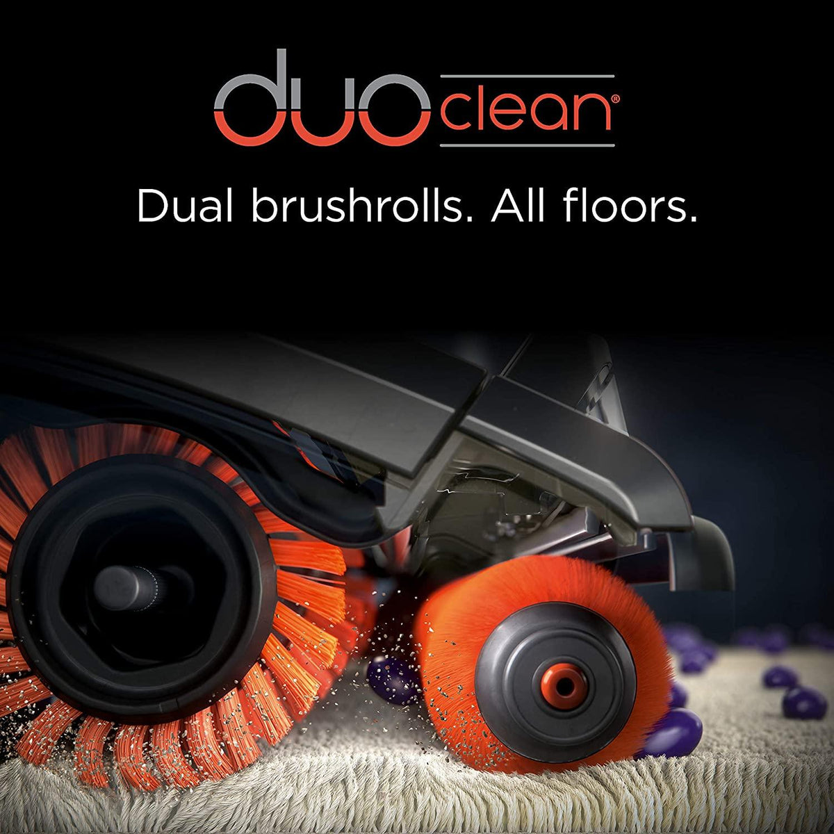 Shark ZS362 APEX Corded Stick Vacuum with DuoClean and Self-Cleaning Brusholl, Precision Duster, Crevice and Pet Multi-Tool, Forest Mist Blue, 10.2 in L x 9.8 in W x 46.4 in H