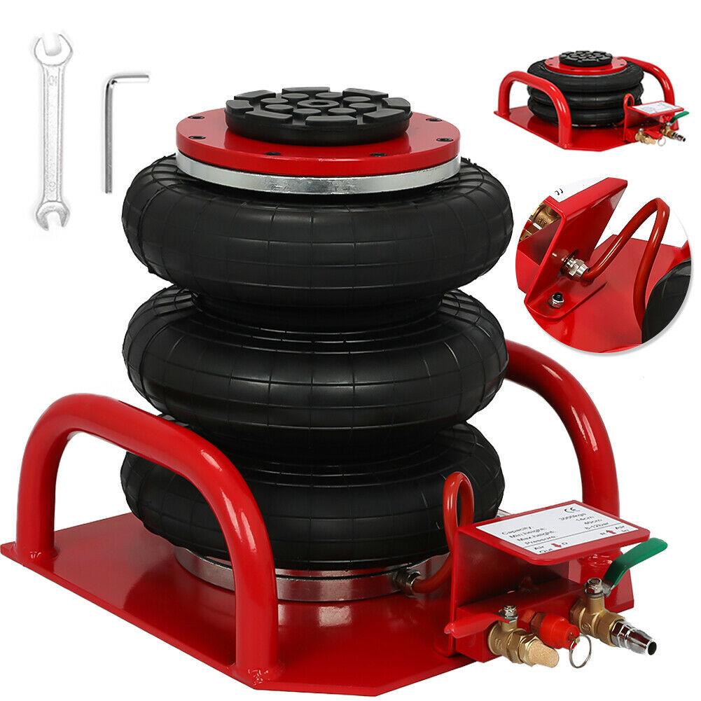 3 Ton Triple Bag Air Jack 5.5"-16" Lifting Height Air Bag Jack Lift Pneumatic