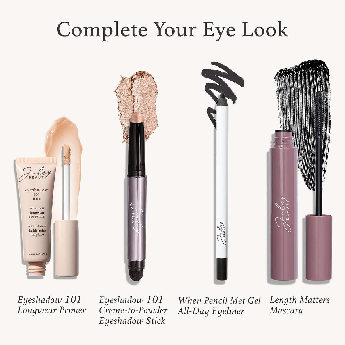 Julep Eyeshadow 101 Crème to Powder Waterproof Eyeshadow Stick, Ginger Matte