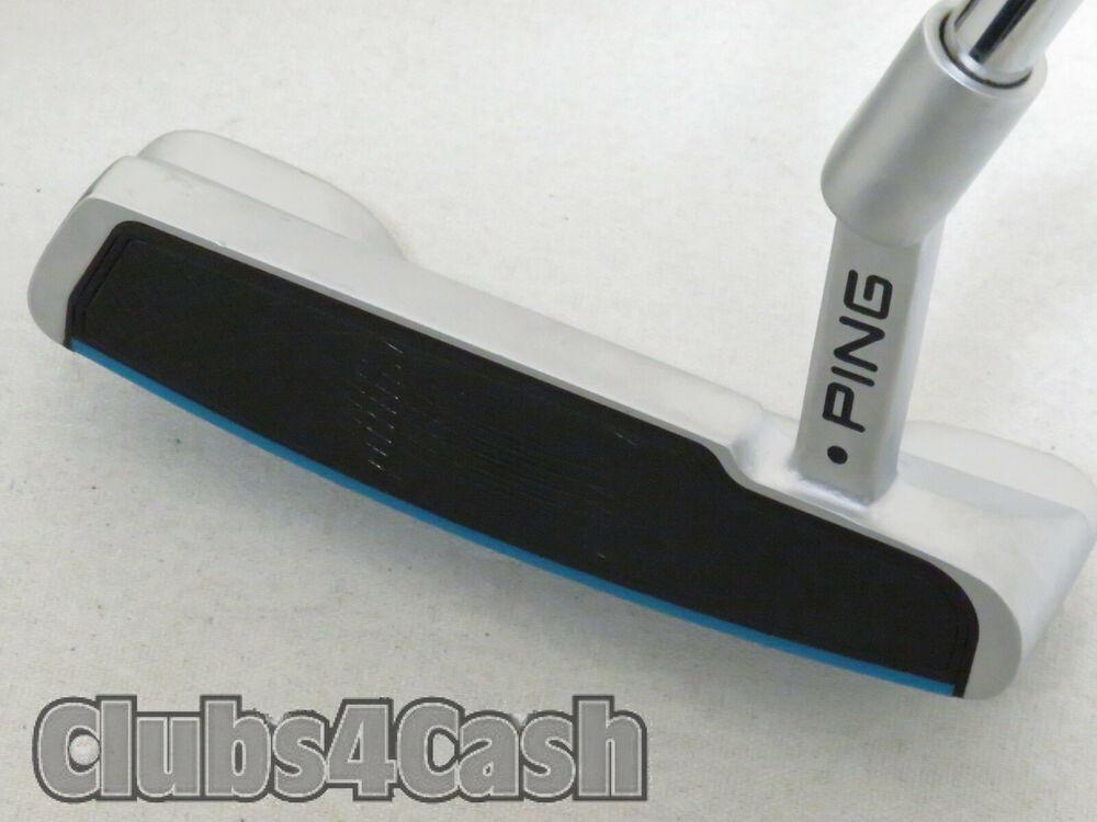 PING Sigma 2 Anser Platinum Putter Black Dot Adjustable 32-36 +Cover .. MINT