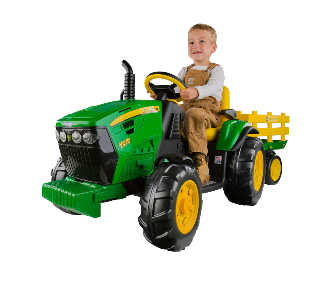 Peg PeJohn Deere Ground Force 12-volt Tractor Ride-On