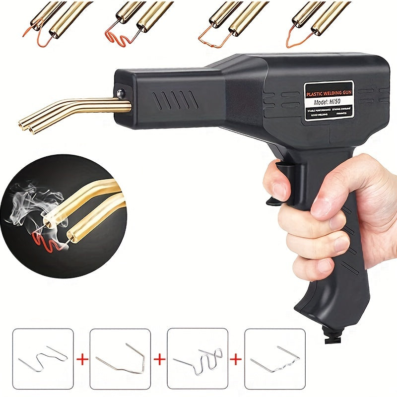 Hot Stapler Car Bumper Repair Kit: Plastic Welding Machine & Soldering Iron for  Crack Fixes!